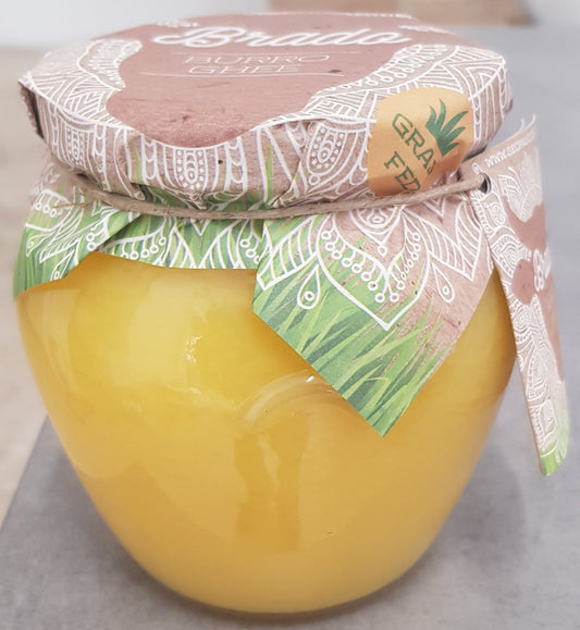 Burro Ghee BRADO Grass Fed BIO- Senza Caseina - Senza Lattosio - No Frigorifero 430 g - 580 ml