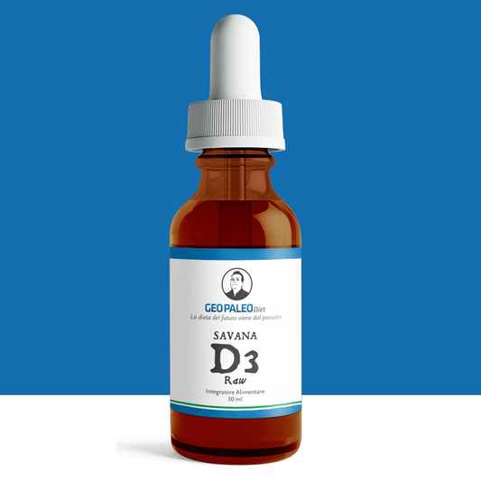 Savana D3 Raw - VITAMINA D - 240.000 UI a flacone in Olio Extravergine di Oliva BIO