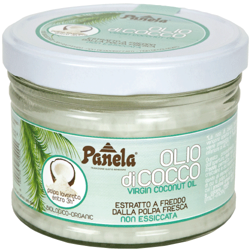 OLIO DI COCCO ALIMENTARE BIO- Non Idrogenato - Non Raffinato- Non Deodorizzato-''PANELA''