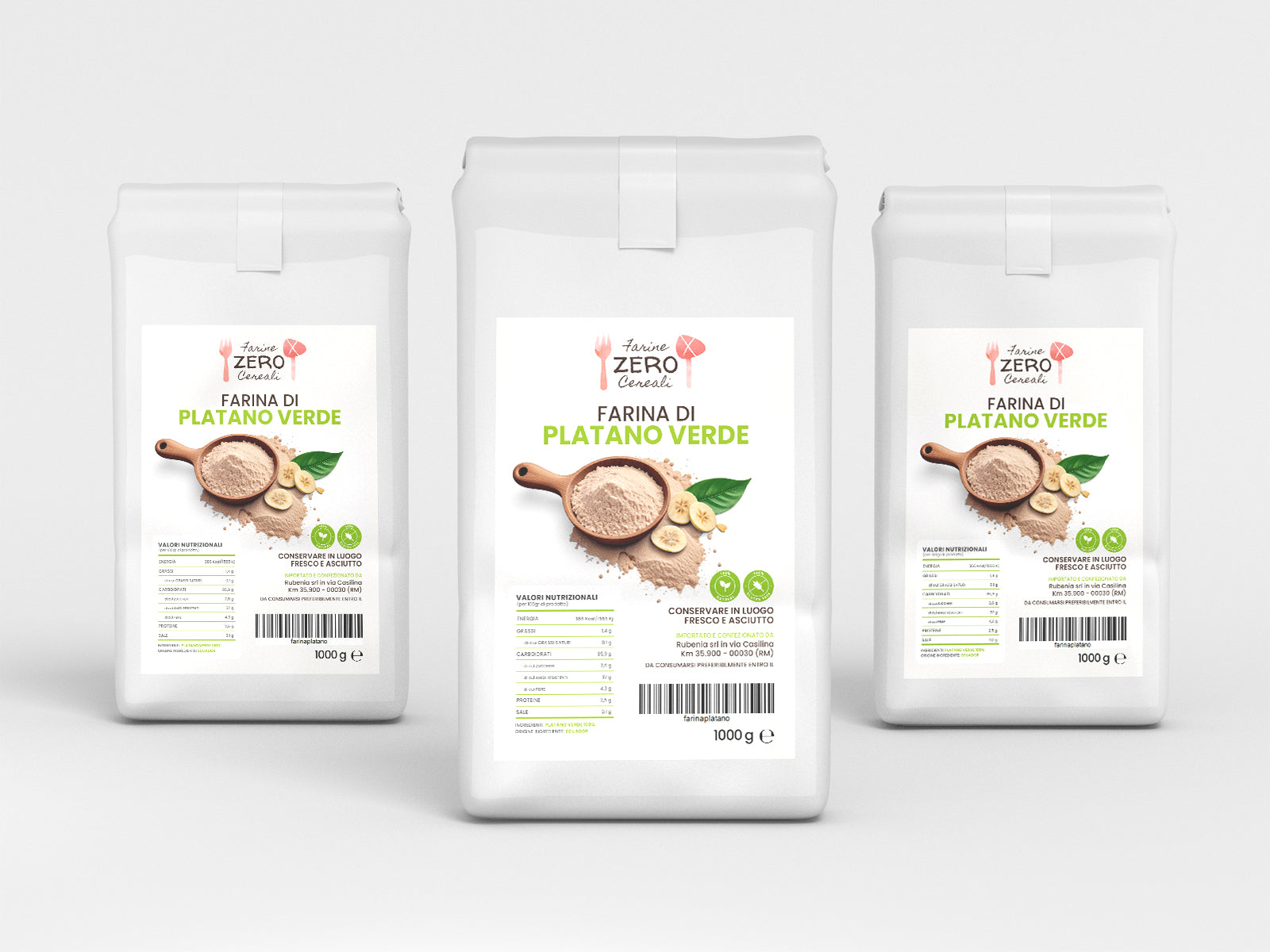 Farina di Platano Zerocereali - 1KG