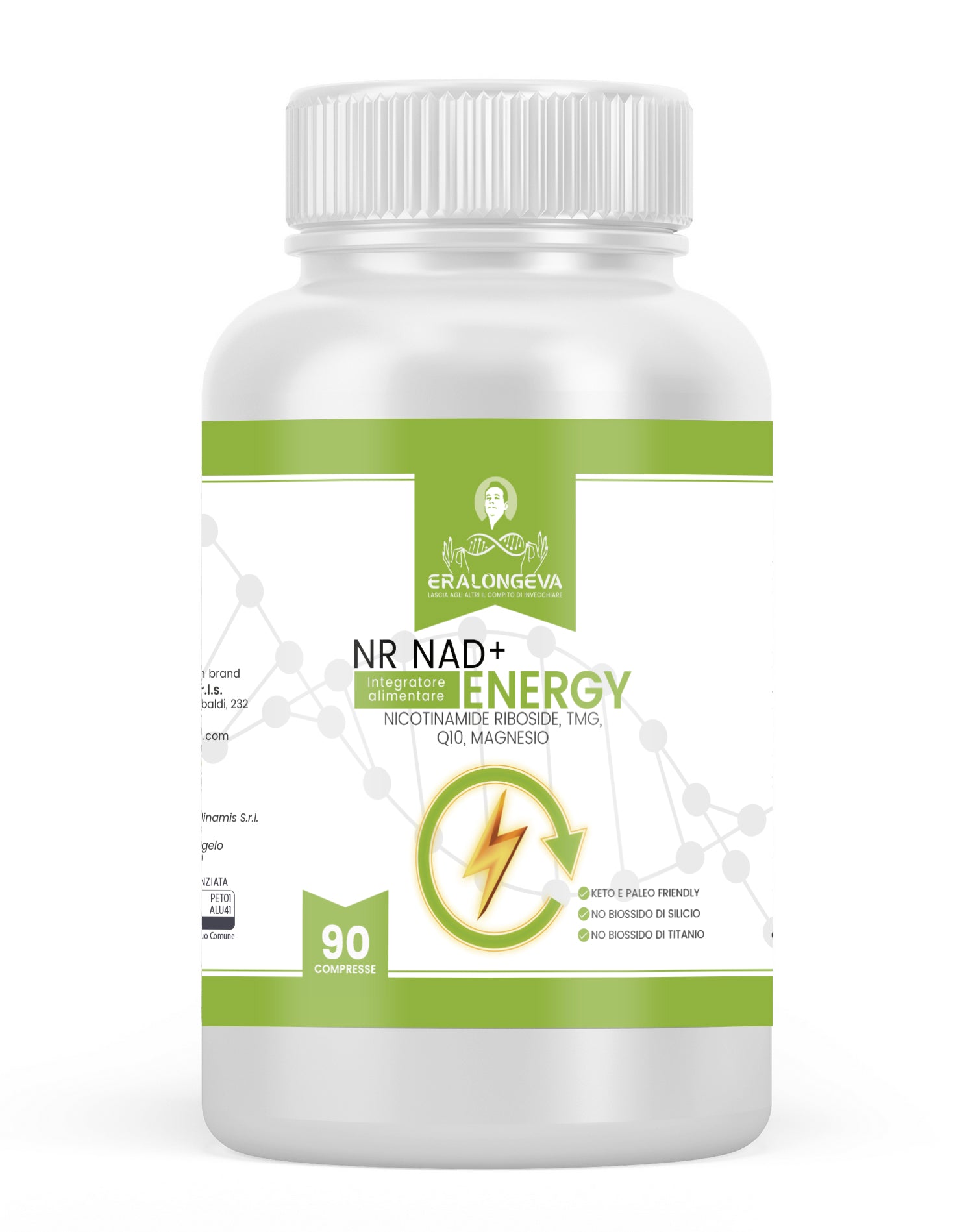 NR NAD+ ENERGY - Energia cellulare e supporto metabolico avanzato - 90 cps - Era Longeva