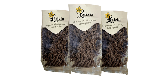 PREVENDITA Letizia la Prima PASTA Keto-Paleo al Mondo. PACCHETTO DA 3 confezioni (280 g)