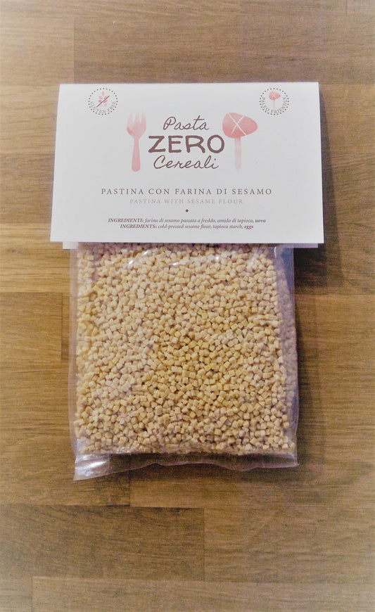 Pastina ZeroCereali con Farina di Sesamo. No Glutine - No Legumi - No Latticini