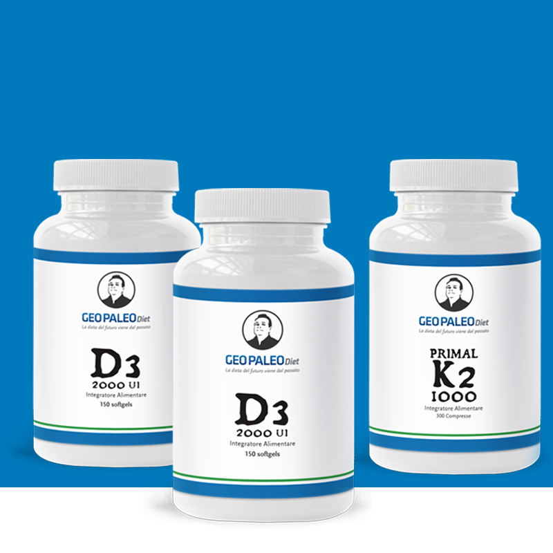 SCORTA 2 MESI: 1 Primal K2 + 2 D3