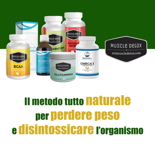 *NUOVO* MUSCLE DETOX SPECIAL PACK -Come Perdere Fino a 4 Kg In 9 Giorni, SENZA FAME-  By Claudio Tozzi