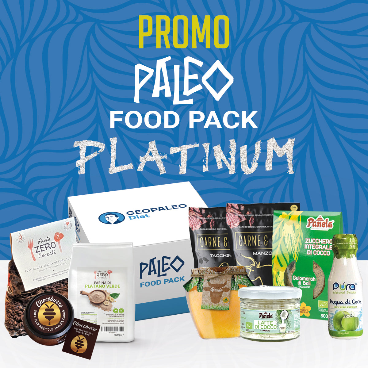 GeoPaleo Food Pack PLATINUM -Tutti i nostri Prodotti Paleo-Keto Friendly a prezzo speciale