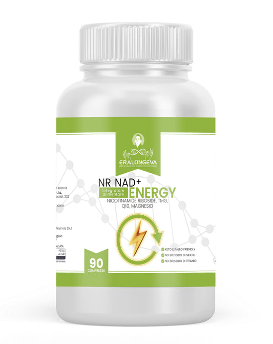 NR NAD+ ENERGY - Energia cellulare e supporto metabolico avanzato - 90 cps - Era Longeva