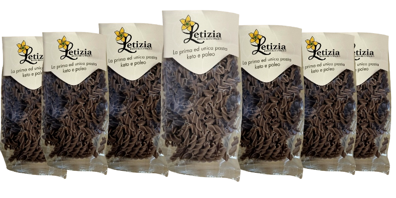 PREVENDITA Letizia la Prima PASTA Keto-Paleo al Mondo. PACCHETTO DA 7 confezioni (280 g)